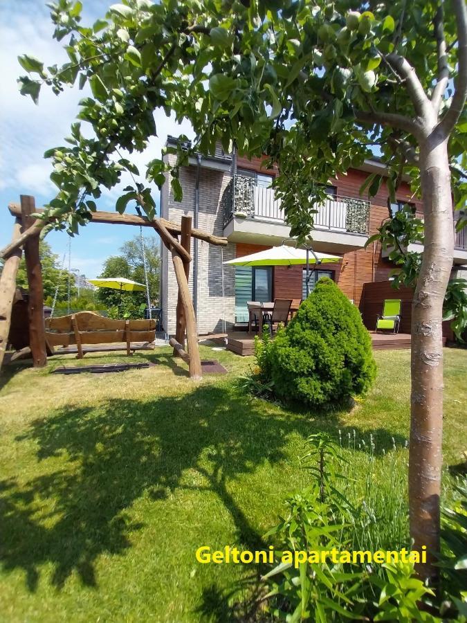 Geltoni Apartamentai Palanga Eksteriør bilde