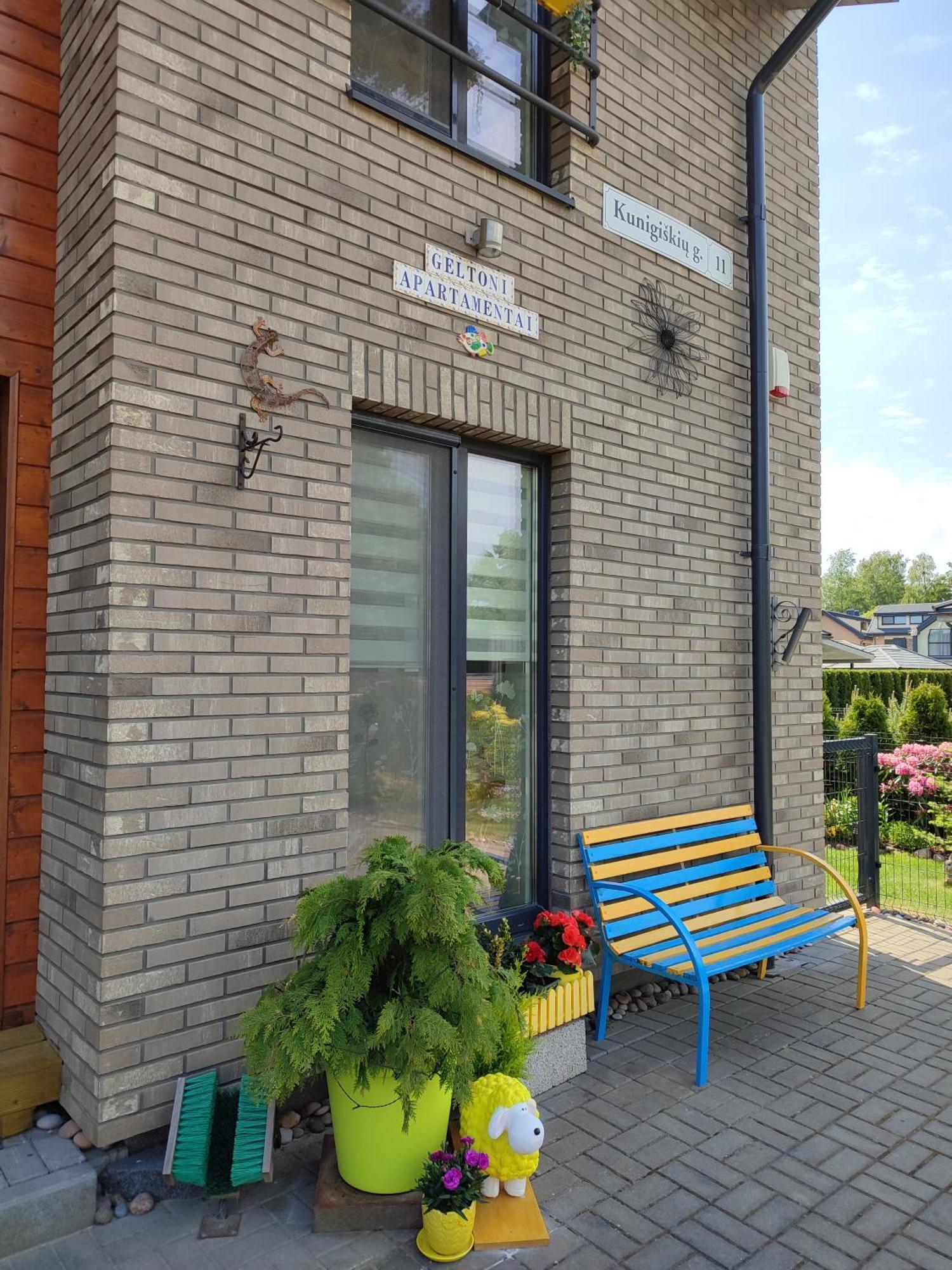 Geltoni Apartamentai Palanga Eksteriør bilde